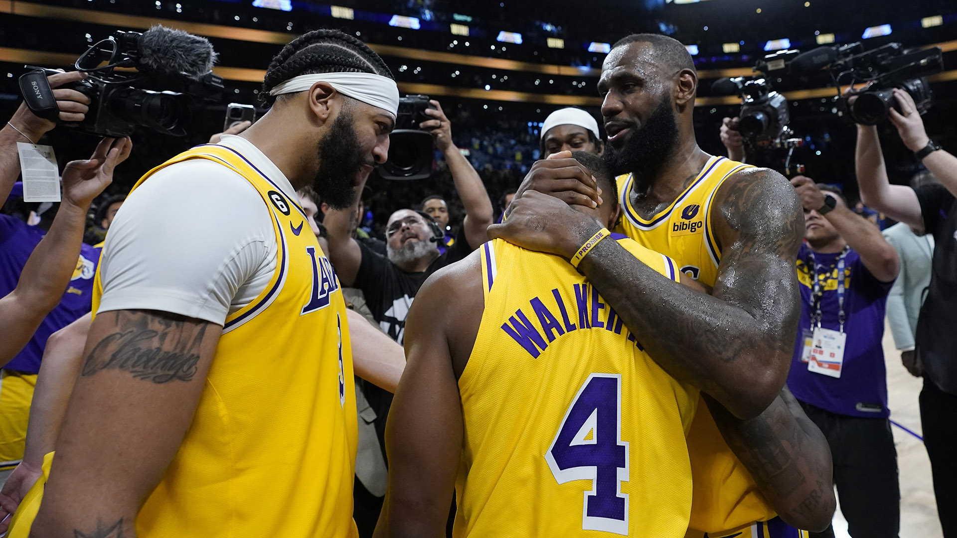 NBA Brand Los Angeles Lakers Jersey Top 4/5, 6/7, 8, 10/12, 14/16